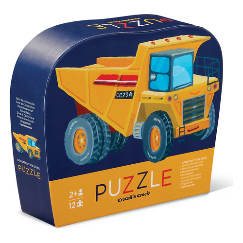 İnşaat Alanı - 12 Parça Puzzle — Crocodile Creek Puzzle