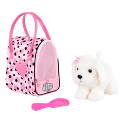 Maltese ve Pembe Puantiyeli Çantası
