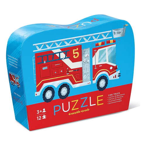 İtfaiye Aracı - 12 Parça Puzzle — Crocodile Creek Puzzle