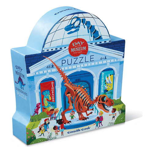 Müzede Bir Gün - Dinozorlar - 48 Parça Puzzle — Crocodile Creek Puzzle