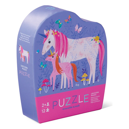 Unicorn Büyüsü - 12 Parça Puzzle — Crocodile Creek Puzzle