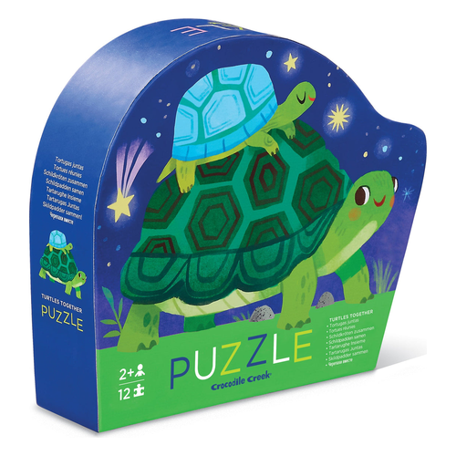Kaplumbağalar Bir Arada - 12 Parça Puzzle — Crocodile Creek Puzzle