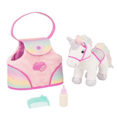 Işıltılı Unicorn ve Gökkuşağı Çantası