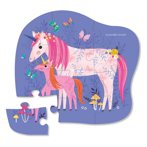 Unicorn Büyüsü - 12 Parça Puzzle — Crocodile Creek Puzzle