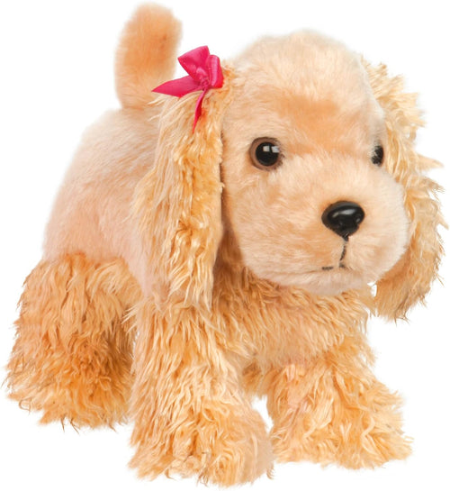 Cocker Spaniel ve Altın Puantiyeli Çantası