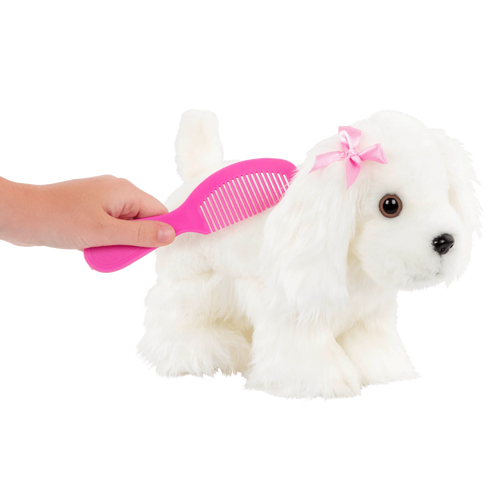 Maltese ve Pembe Puantiyeli Çantası