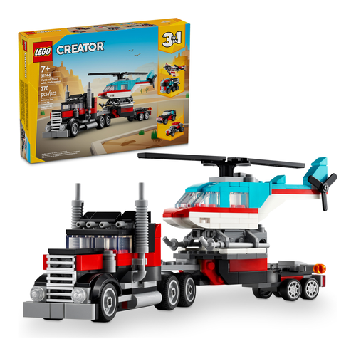 Helikopterli Açık Kasa Kamyon - LEGO Creator