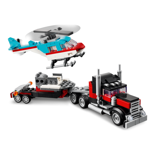 Helikopterli Açık Kasa Kamyon - LEGO Creator