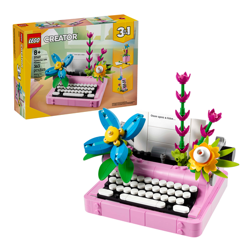 Çiçekli Daktilo - LEGO Creator