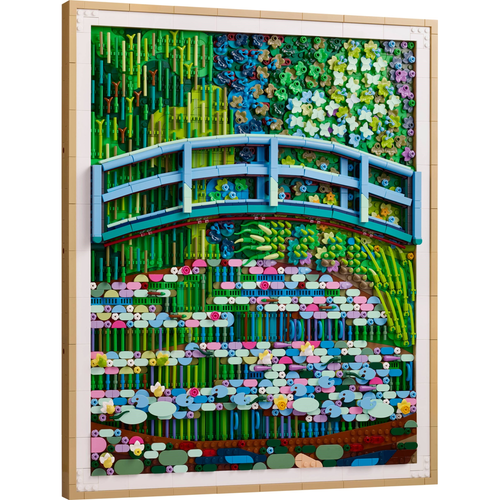 Claude Monet – Nilüfer Gölü Üzerinde Köprü - Lego