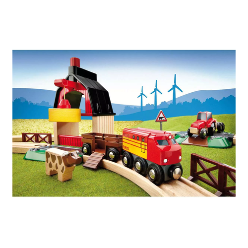 Brio Çiftlik Tren Yolu Seti - Görsel 10