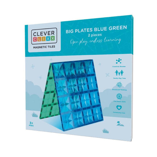 Big Plates Blue Green - 2 Parça