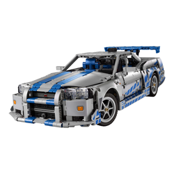 Daha Hızlı Daha Öfkeli Nissan Skyline GT-R (R34) Araba - LEGO Technic