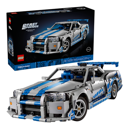Daha Hızlı Daha Öfkeli Nissan Skyline GT-R (R34) Araba - LEGO Technic