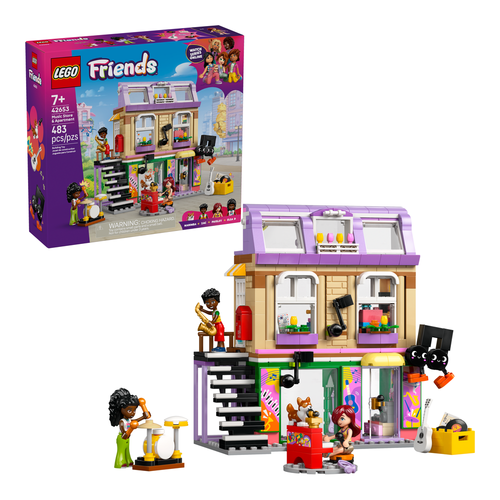 Müzik Mağazası ve Daire - LEGO Friends
