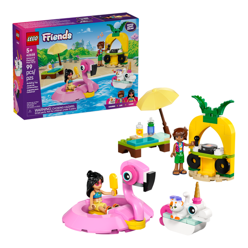 Tek Boynuzlu At ve Flamingo Havuz Partisi - LEGO Friends