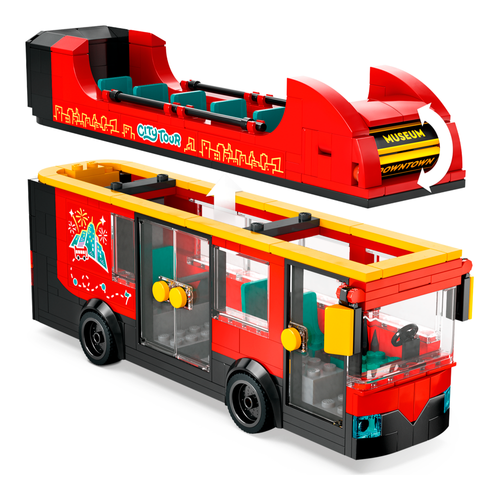 Kırmızı İki Katlı Gezi Otobüsü - LEGO City