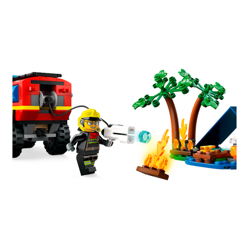 4x4 Kurtarma Botlu İtfaiye Kamyonu - LEGO City