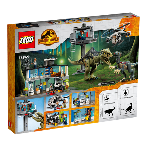 Giganotosaurus ve Therizinosaurus Saldırısı - LEGO Jurassic World