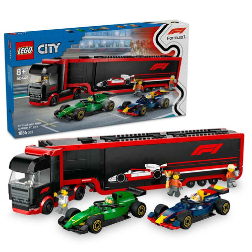 RB20 ve AMR24 F1 Arabalı F1 Kamyonu