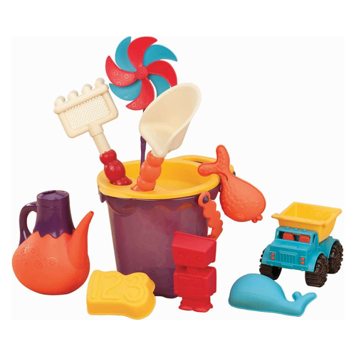 B. toys B. Ready Beach Bag – Purple - Resmi Görsel 1