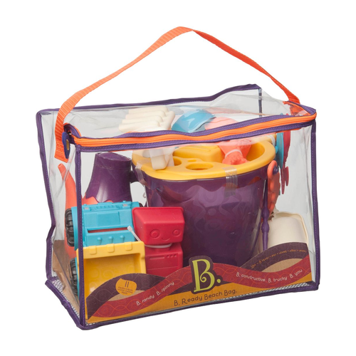 B. toys B. Ready Beach Bag – Purple - Resmi Görsel 2
