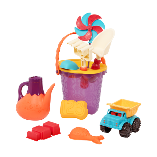 B. toys B. Ready Beach Bag – Purple - Resmi Görsel 3
