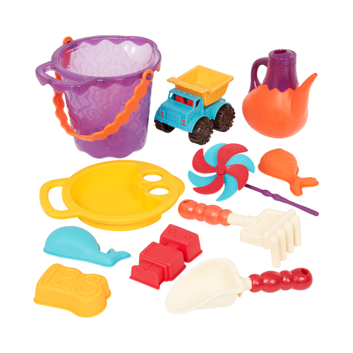 B. toys B. Ready Beach Bag – Purple - Resmi Görsel 4