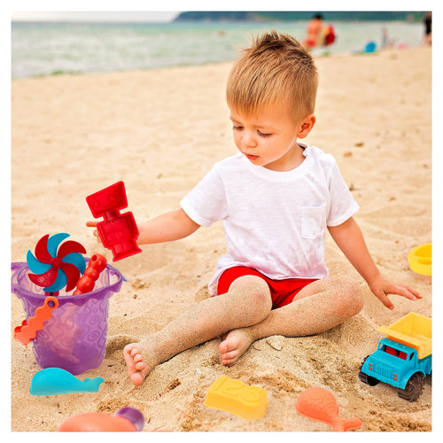 B. toys B. Ready Beach Bag – Purple - Resmi Görsel 7