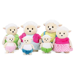 Li'l Woodzeez Curlycuddles Sheep Family - Resmi Görsel 1
