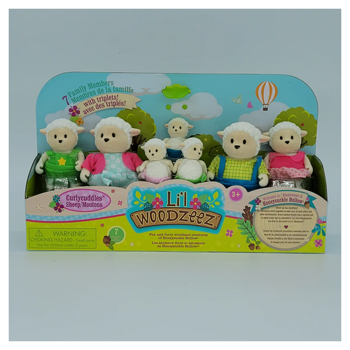Li'l Woodzeez Curlycuddles Sheep Family - Resmi Görsel 2