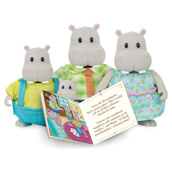 Li'l Woodzeez The Riverdipper Hippos - Resmi Görsel 1
