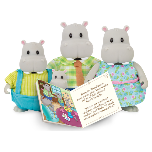 Li'l Woodzeez The Riverdipper Hippos - Resmi Görsel 1