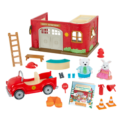 Li'l Woodzeez Honeysuckle Hollow Safety Department – Deluxe - Resmi Görsel 1