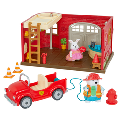 Li'l Woodzeez Honeysuckle Hollow Safety Department – Deluxe - Resmi Görsel 2