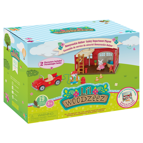 Li'l Woodzeez Honeysuckle Hollow Safety Department – Deluxe - Resmi Görsel 3