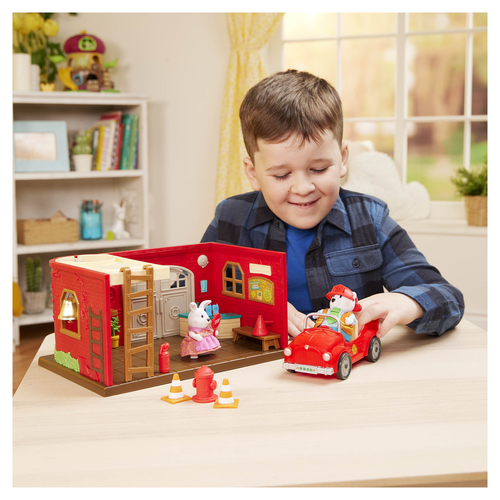 Li'l Woodzeez Honeysuckle Hollow Safety Department – Deluxe - Resmi Görsel 4