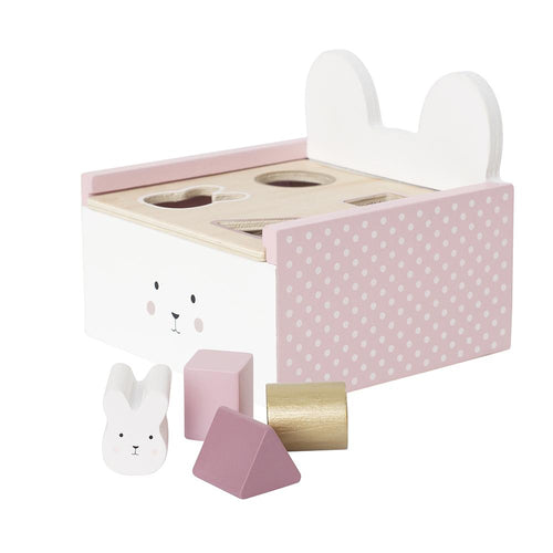 Tavşan temalı sıralama ve şekil ayırma kutusu.