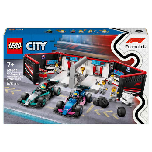 F1® Garajı ve Mercedes-AMG ve Alpine Arabaları