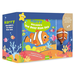 Harry Discovers The Deep Blue Sea - Kutulu Set (banyo kitabı + oyuncak)