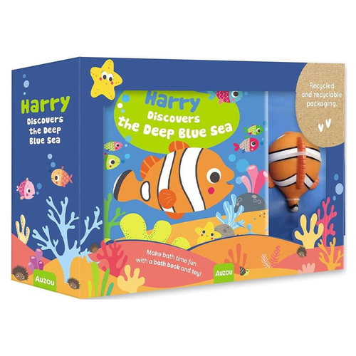 Harry Discovers The Deep Blue Sea - Kutulu Set (banyo kitabı + oyuncak)