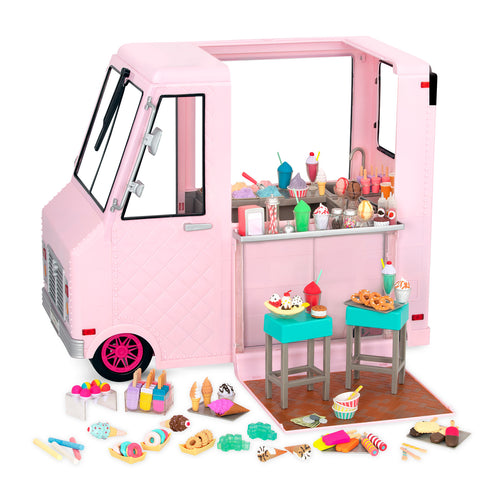 Tatlı Durağı Dondurma Kamyonu - Pembe