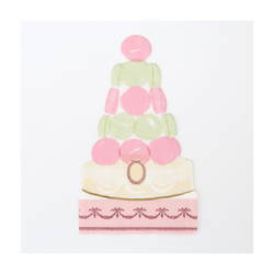Ladurée Paris Makaron Şeklinde Piramit Figür Peçeteler - 16'lı Set