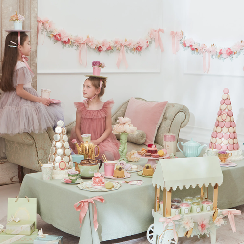 Ladurée Paris Altın Detaylı İnce Mumlar - 16'lı Set
