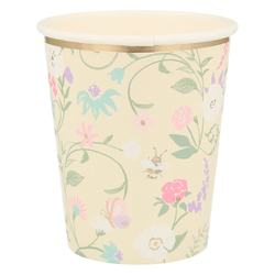 Ladurée Paris Çiçekli Bardaklar - 8'li Set
