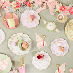 Ladurée Paris Makaron Şeklinde Piramit Figür Peçeteler - 16'lı Set