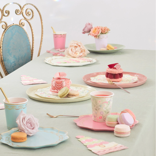 Ladurée Paris Makaron Şeklinde Piramit Figür Peçeteler - 16'lı Set