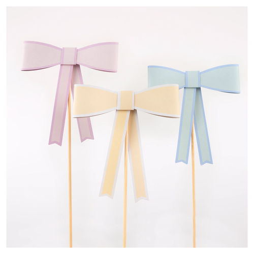 Pastel Fiyonk Pasta Süsleri