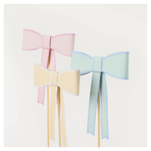 Pastel Fiyonk Pasta Süsleri