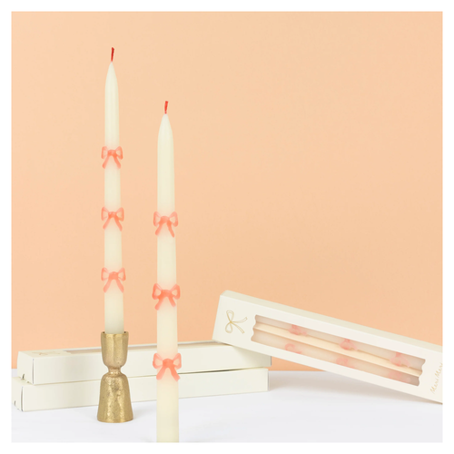 Pembe Fiyonk Mumlar - 2'li Set